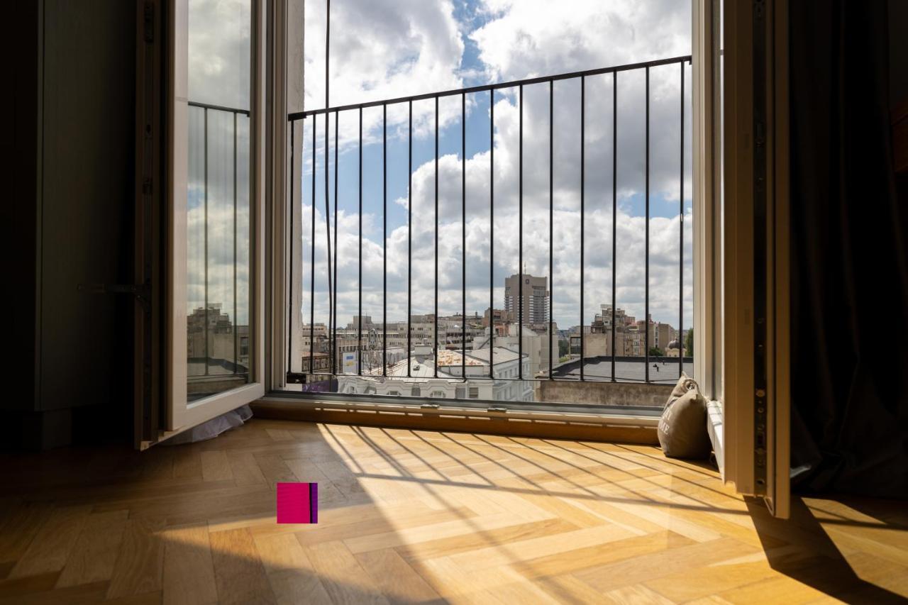 Metropole Apartments Panoramic Ateneum Bukarest Exteriör bild