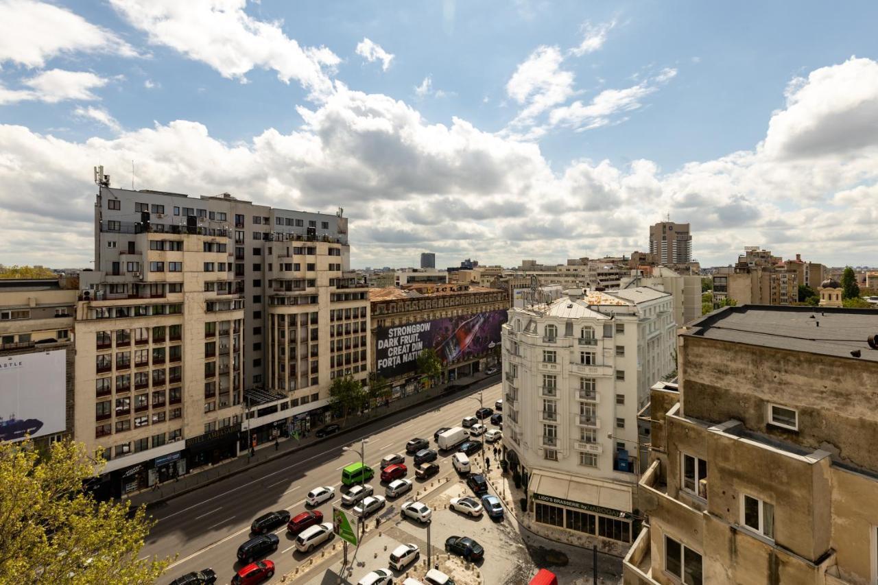 Metropole Apartments Panoramic Ateneum Bukarest Exteriör bild