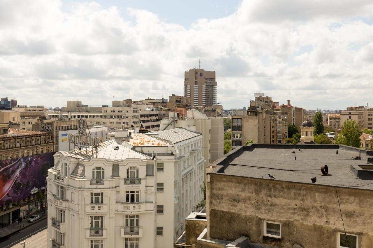 Metropole Apartments Panoramic Ateneum Bukarest Exteriör bild