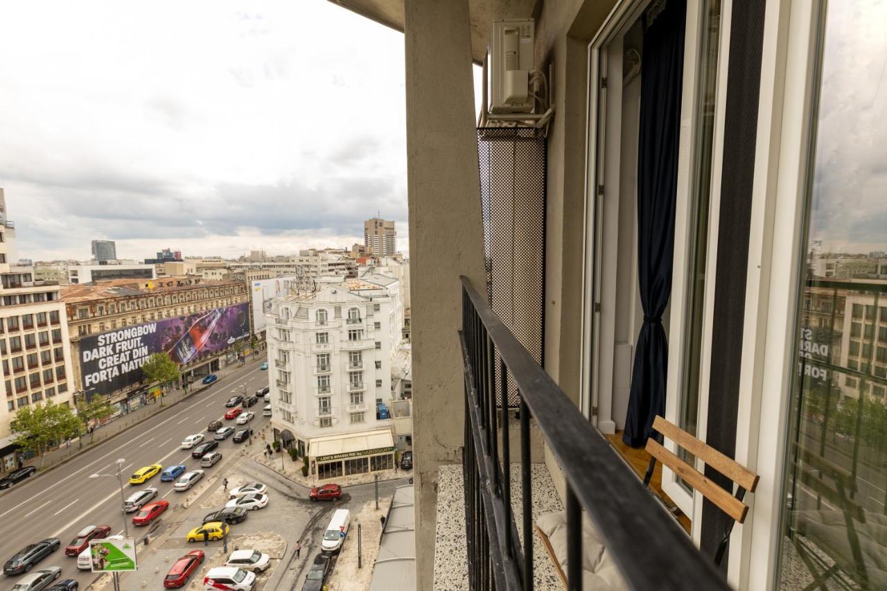 Metropole Apartments Panoramic Ateneum Bukarest Exteriör bild